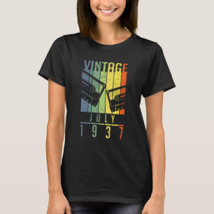 85 Year Old Vintage July 1937 85th Birthday T-Shirt