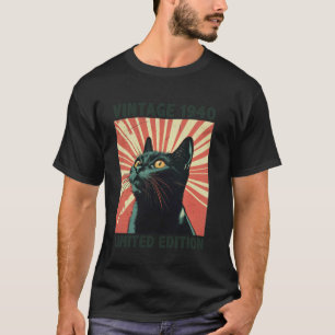 85 Years Old Gift Vintage 1940 Cat Lover 85th Birt T-Shirt