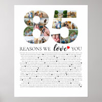 85 years old reasons why we love you photo collage
