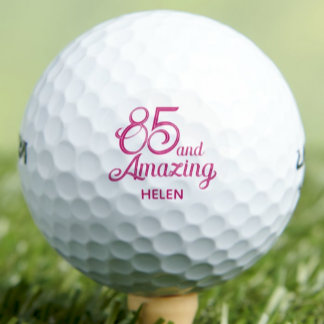 85th Birthday Gift for Her - 85 and Amazing Golf Balls