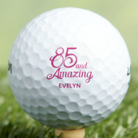 85th Birthday Gift for Mum Pink Script Elegant