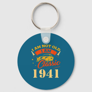 85Th birthday gift i'm not old i'm classic 1941 85 Key Ring