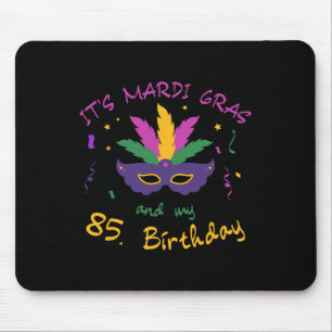 85th Birthday Mardi Gras Carnival Celebration Shir Mouse Pad