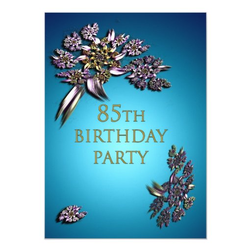 85Th Birthday Invitations 10