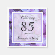 85th Birthday Party Paper Napkins