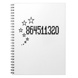 864532110 shirt notebook