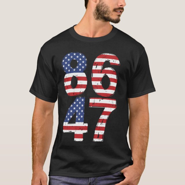 8647 86 47 Flag Men Women T-Shirt (Front)
