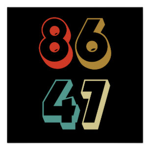 8647 Ant-Trump Poster