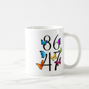 8647 Anti Trump 86 47 Floral Mens Womens  Coffee Mug