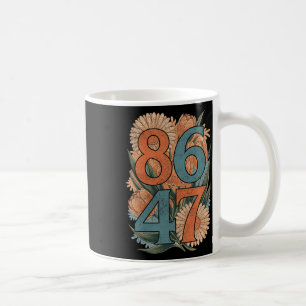 8647 Anti Trump Floral Democrat President Liberal Coffee Mug