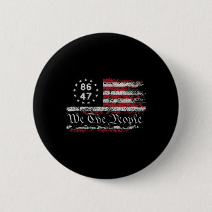 8647 Anti Trump Impeach Trump Impeach 47 Resist 86 6 Cm Round Badge