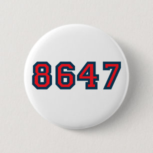 8647 Anti Trump Resistance 6 Cm Round Badge