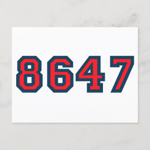 8647 Anti Trump Resistance Postcard