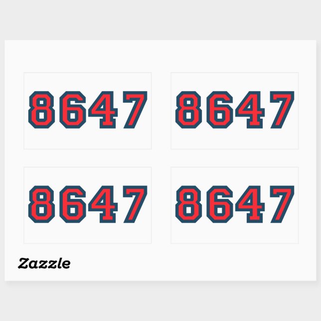 8647 Anti Trump Resistance Rectangular Sticker (Sheet)