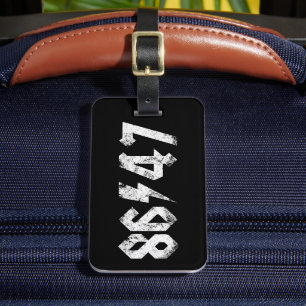 8647 Anti Trump Retro Vintage 80s Rock Style Luggage Tag
