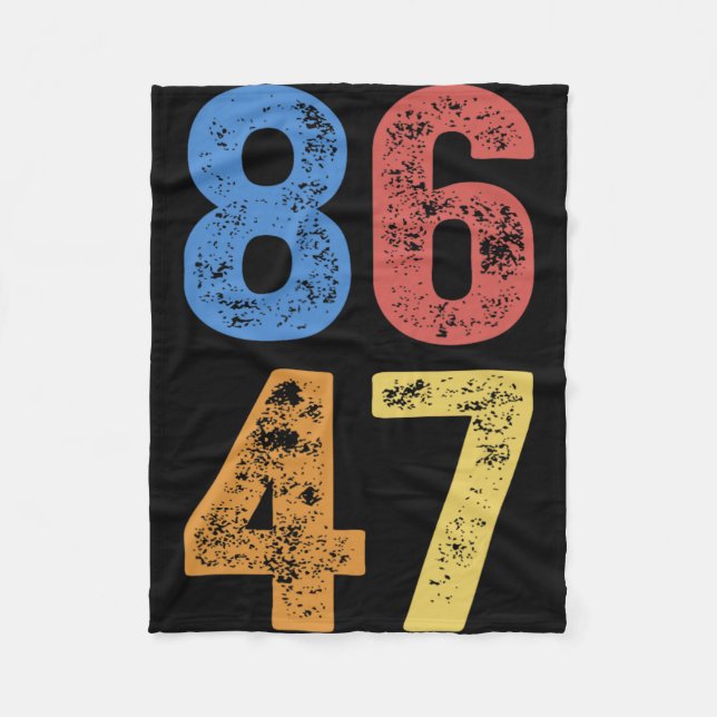 8647 Anti Trump Subtle Resist Protest  Fleece Blanket (Front)