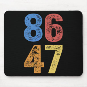 8647 Anti Trump Subtle Resist Protest Mouse Pad