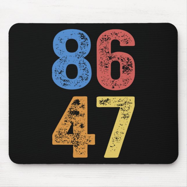 8647 Anti Trump Subtle Resist Protest  Mouse Pad (Front)