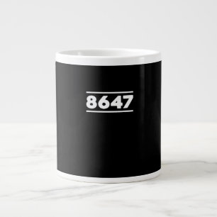 8647 - Antifascism Design Classic Design Large Coffee Mug