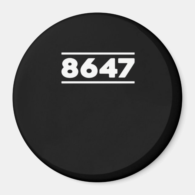 8647 - Antifascism Design Classic Design Magnet (Front)