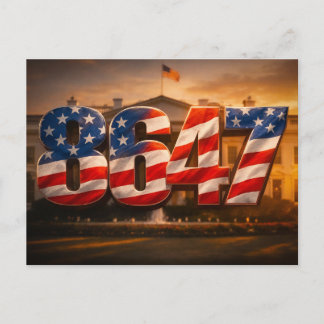 8647: Bold American Resistance Postcard