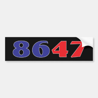 8647 Bumper Sticker