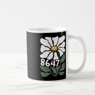 8647 Resist Subtle Daisy Floral Foxtrot Delta Tang Coffee Mug
