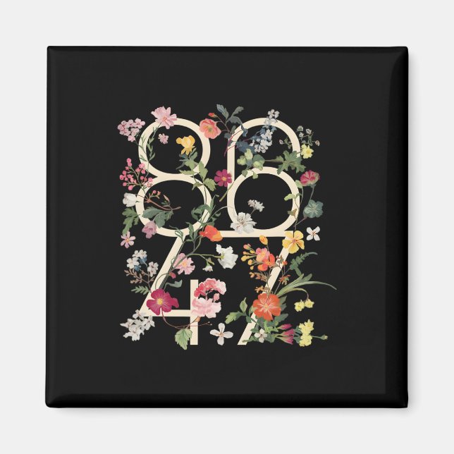 8647 Resist Subtle Floral Foxtrot Delta Tango Prot Magnet (Front)