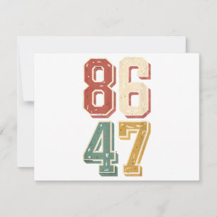 8647 retro 86 47 save the date