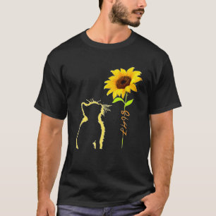 8647 Subtle Anti Trump 86 47 Cat Sunflower T-Shirt