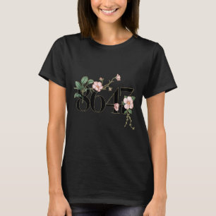8647 subtle anti trump 86 47 floral boho style 864 T-Shirt