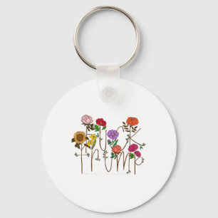 8647 Subtle Anti Trump 86 47 Floral Boho Style Key Ring
