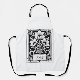 8647 Subtle Anti Trump Anti MAGA 86 47 Floral Boho Apron