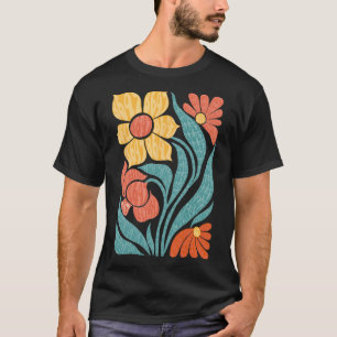 8647 Subtle Anti Trump Floral Boho 1  T-Shirt