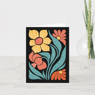 8647 Subtle Anti Trump Floral Boho Card