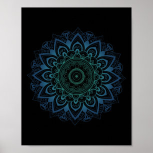 8647 Subtle Mandala 86 47 Trump Resist Trump Prote Poster