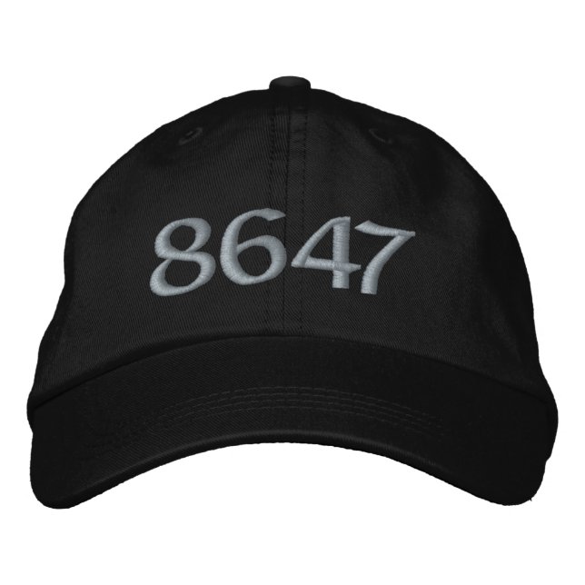 8647, to Reject, Discard or Cancel the POTUS Embroidered Hat (Front)