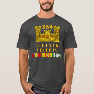 864th Engineer Battalion ENG Branch Vietnam Vet w  T-Shirt
