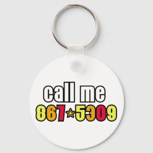 867-5309 KEY RING