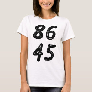86 45 Anti Trump Retro Distressed Vintage Style T-Shirt