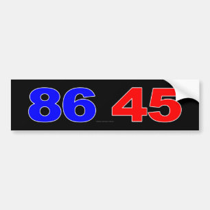86 45 BUMPER STICKER