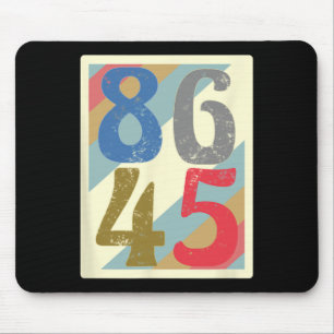 86 45 Funny Retro Anti Trump T Shirt Clic Vintage Mouse Pad