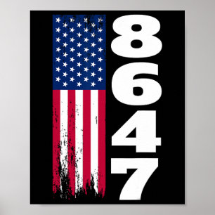 86 47 8647 Subtle Anti Trump 1 Poster