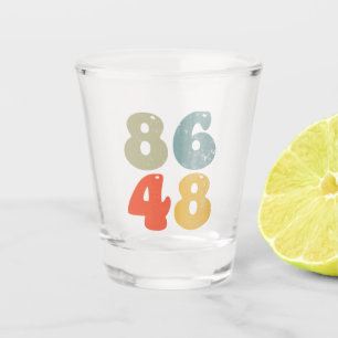 86 47 Anti Trump 8648 Retro Vintage 2028 Election Shot Glass