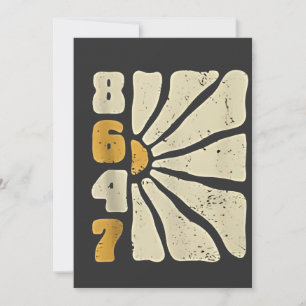 86 47 Anti Trump Funny Floral Humour Invitation