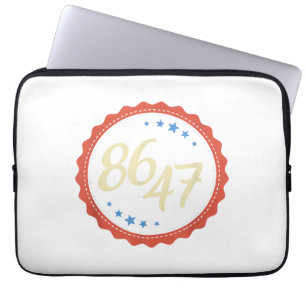 86 47 Anti Trump Funny  Laptop Sleeve