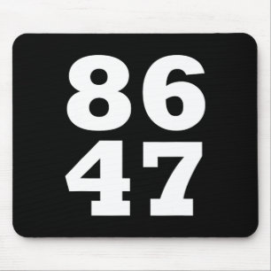 86 47 Anti-trump Subtle Anti Trump 8647 2 Mouse Pad