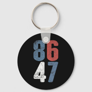 86 47 Anti-trump Vintage 8647 _3 Key Ring