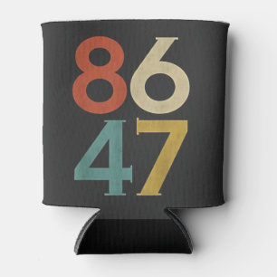 86 47 Dump Trump Cool Retro Anti-Trump Can Cooler