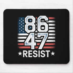 86 47 Resist Anti Trump Remove 47 Vintage 8647 Us  Mouse Pad